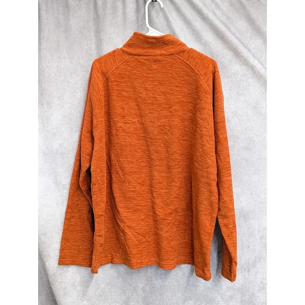 Mountain Warehouse Men XXL Orange Dye Quarter Zip Fleece‎ Pullover Jacket-C267